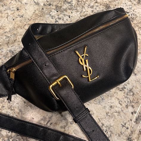 ysl black women's belt|ysl fanny pack for women.